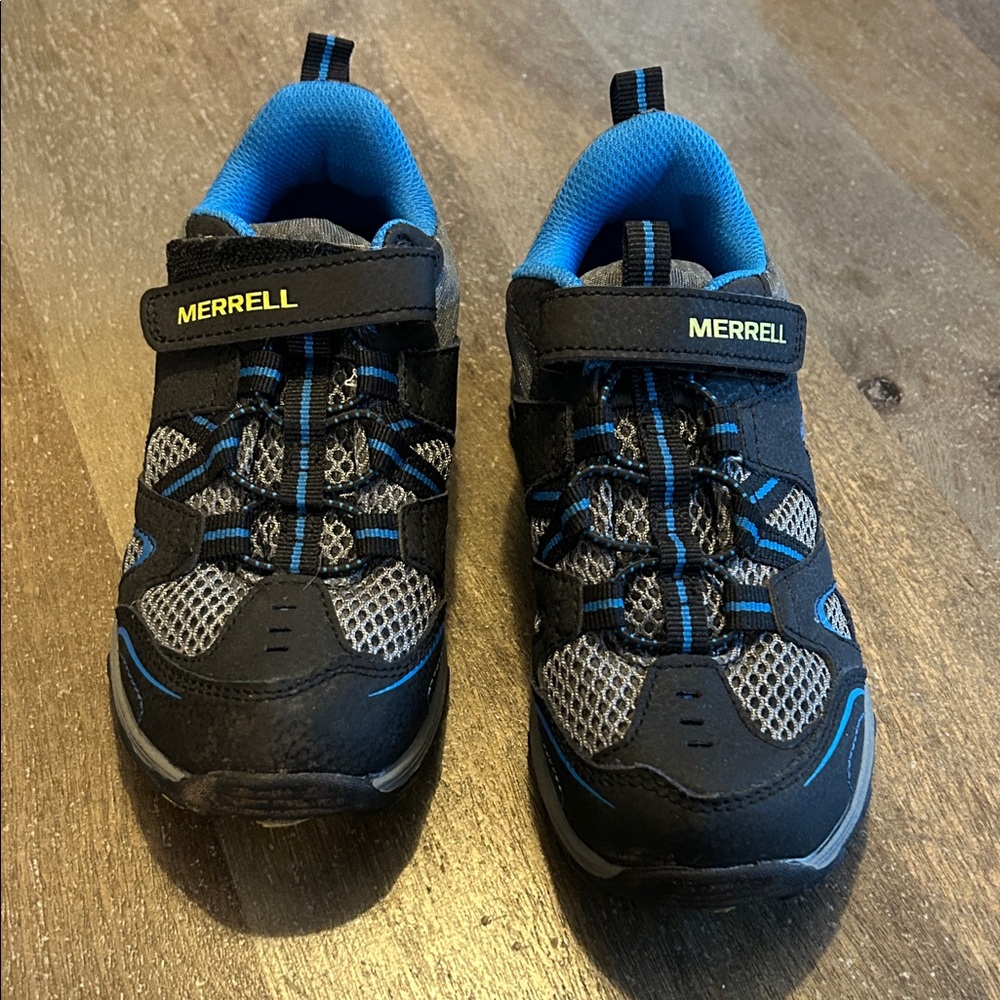 Merrell Kids' Black and Blue Sneakers